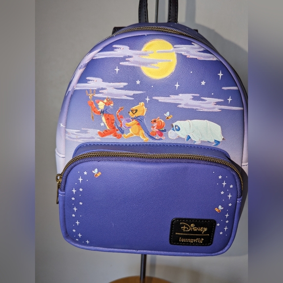 Loungefly Handbags - Loungefly Disney Winnie The Pooh & Friends Halloween Mini Backpack Purple NWT